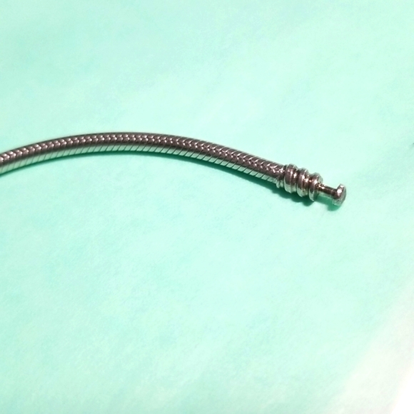 Sterling Silver Charm Bracelet Comparable To Pandora - Picture 9 of 11